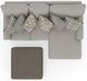 Jackson Furniture Livingston 3-Piece Linen Right Arm Facing Sectional with Ottoman-3