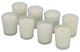 A & B Home White Ivory Scented Soy Wax Votive Candle-0