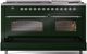 Ilve® Nostalgie II Series 60" Emerald Green Pro Style Dual Fuel Range-4