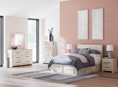 Benchcraft Lawroy Light Natural Full Storage Panel Bed Benchcraft Lawroy Light Natural Full Storage Panel Bed