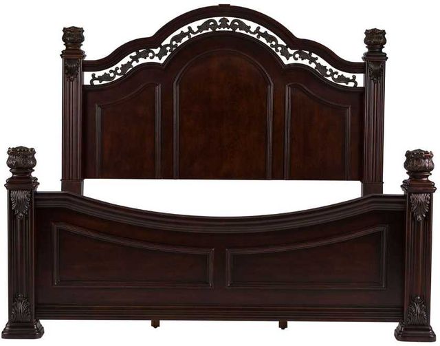 Liberty Furniture Messina Estates 3-Piece Cognac Queen Poster Bedroom Set-1