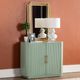 Crestview Collection Julia Aqua Cabinet-1