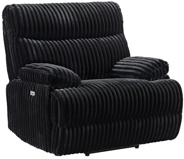 Elements International Admiral Black Power Motion Recliner-0