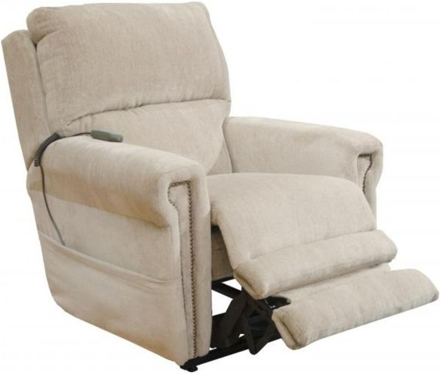 Catnapper® Warner Putty Power Lay Flat Recliner with Power Headrest and Lumbar-2