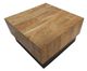 Sagebrook Home Acacia Wood Black Coffee Table-2
