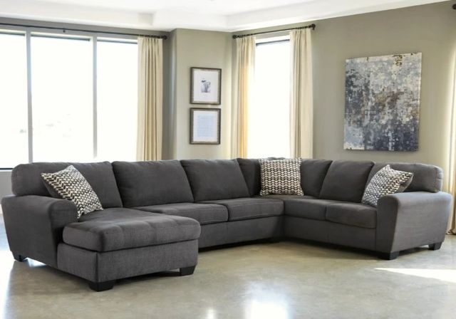 Benchcraft® Ambee 3-Piece Slate Left-Arm Facing Sectional and Chaise-4