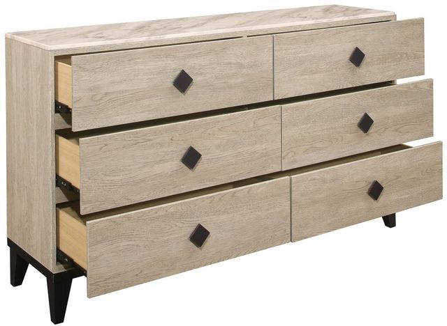 Mazin Furniture Whiting Cream And Black Dresser-1