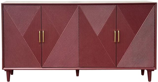 Crestview Collection Arvada Merlot Sideboard -1