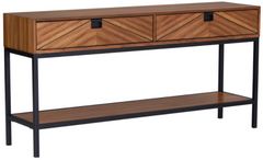 Legends Home Astoria Brown Sofa Table 