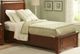 Vaughan-Bassett Cottage Cherry Twin Sleigh Storage Bed-0