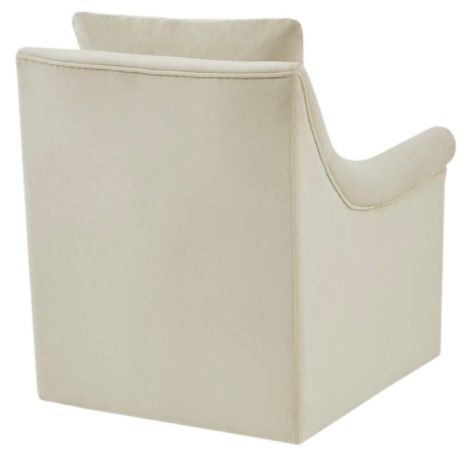 Olliix by Madison Park Aidan Cream Deanna Swivel Chair-2