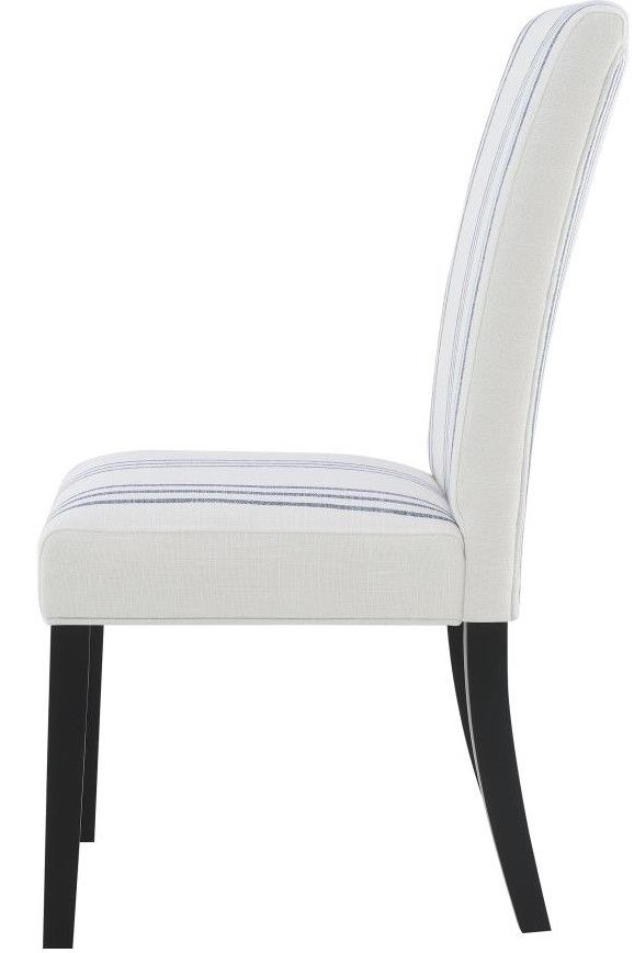 Coaster® Herran Beige/Black Upholstered Dining Side Chair-3