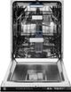 ZLINE Tallac Series 24" Black Stainless Steel Built In Dishwasher-1