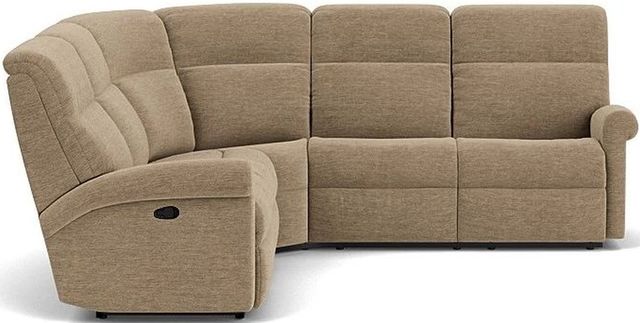 Flexsteel® Davis Wheat Reclining Sectional-1