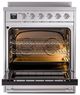 Ilve® Nostalgie II Series 30" Stainless Steel Pro Style Induction Range-2