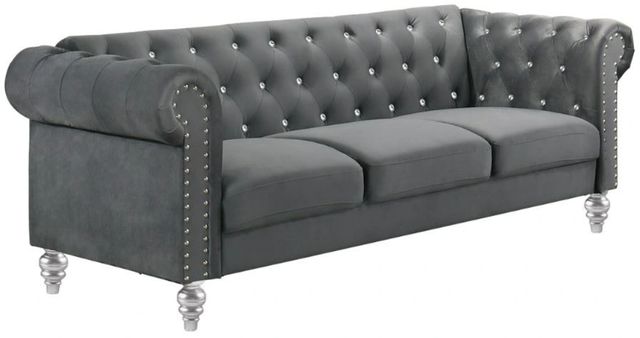 New Classic® Home Furnishings Emma Gray Sofa-0