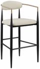 Coaster® Tina 2-Piece Beige/Black Upholstered Bar Stool Set-3