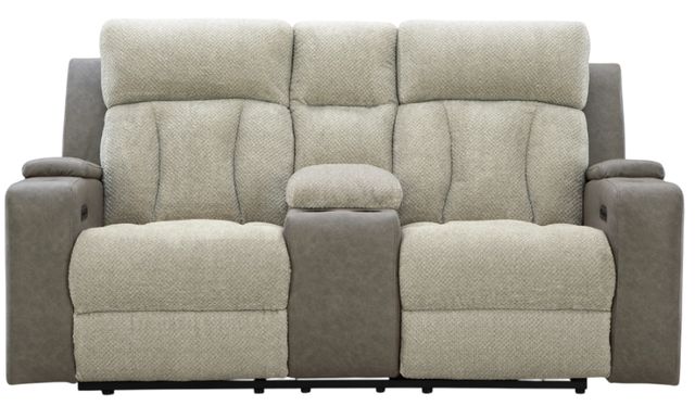 Signature Design by Ashley® WhipLash Sisal Power Reclining Loveseat with Console and Adjustable Headrest-1