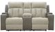 Signature Design by Ashley® WhipLash Sisal Power Reclining Loveseat with Console and Adjustable Headrest-1