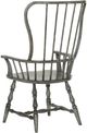 Hooker® Furniture Ciao Bella Speckled Gray Dining Arm Chair-2