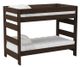 Elements International Cali Kids Brown Twin Over Twin Bunk Bed-0