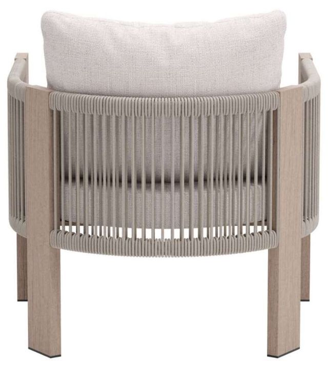 Zuo® Modern Rebel Beige/Brown Fabric Outdoor Accent Chair-3