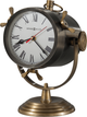 Howard Miller® Vernazza Antique Nickel Mantel Clock-0