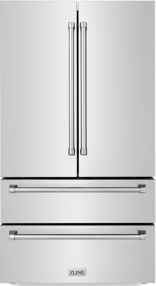 ZLINE 36" 22.5 Cu. Ft. Fingerprint Resistant Stainless Steel Counter Depth French Door Refrigerator