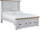 Signature Design by Ashley® Haven Bay 2-Piece Two-Tone Queen Panel Storage Bed Set-1