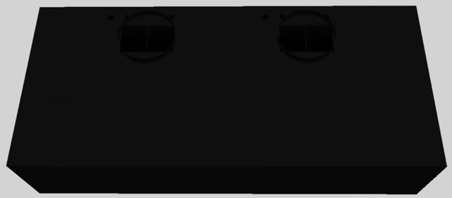 Vent-A-Hood® 54" Black Wall Mounted Range Hood-2