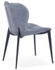 VIG Furniture Modrest Felicia 2-Piece Black/Gray Dining Chair Set-2