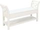 Sunny Designs™ Marble White 48" Accent Bench with Storag-0
