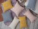 Livia Macramé Yellow Decorative Pillow-2
