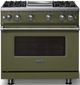 Viking® 5 Series 36" Martini Pro Style Gas (NG) Range with Polished Chrome Trim-4