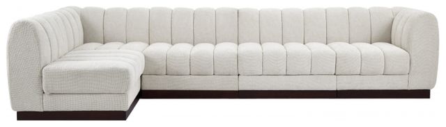 Meridian Furniture Quinn 5-Piece Cream Modular Sectional-1