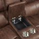 Elements International Atlantis 2-Piece Heritage Brown Power Reclining Living Room Reclining Seating Set-4