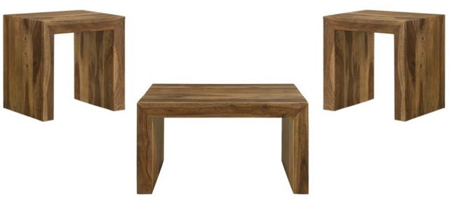 Coaster® Odilia 3-Piece Auburn Occasional Table Set-0