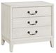 Flexsteel® Arlington Rustic White 3-Drawer Nightstand-0