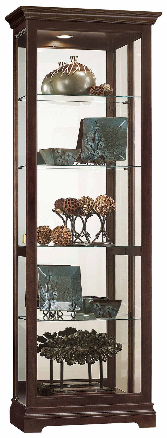 Howard Miller® Brantley Espresso Curio Cabinet-1