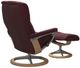 Stressless® by Ekornes® Customizable Mayfair Small Manual Recliner and Ottoman with Signature Base-3