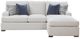 Braxton Culler Customizable Cambria Sofa with Reversible Ottoman-2
