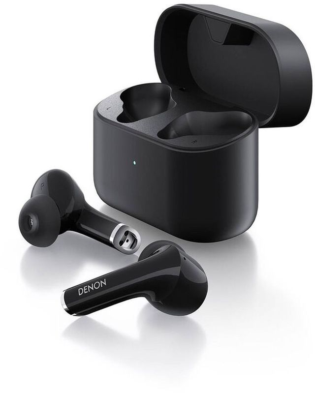 Denon® Black Wireless Noise Cancelling Earbuds-2
