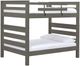Crate Designs™ Furniture TimberFrame Graphite Full XL/Full XL Bunk Bed-0