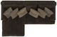 iAmerica Hercules Chocolate 2 Piece Sectional-4