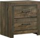 Elements International Bailey 5-Piece Warm Walnut Youth Full Panel Bedroom Set-3