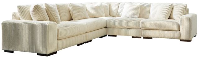 Signature Design by Ashley® Lindyn 5-Piece Ivory L-Shape Sectional-0
