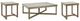 Signature Design by Ashley® Challene 3-Piece Light Gray Living Room Table Set-0