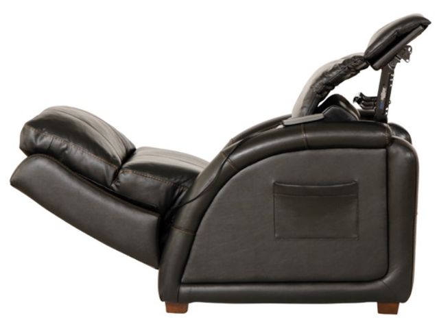 American Wholesale Furniture Reliever Black  Power Recliner-2