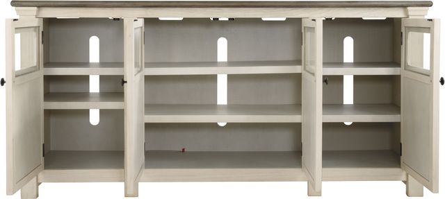 Signature Design by Ashley® Bolanburg Weathered Gray/White TV Stand-3