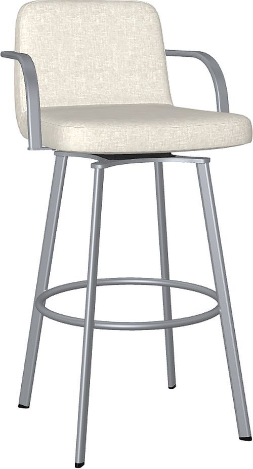 Amisco Customizable Tricia Bar Swivel Stool-1